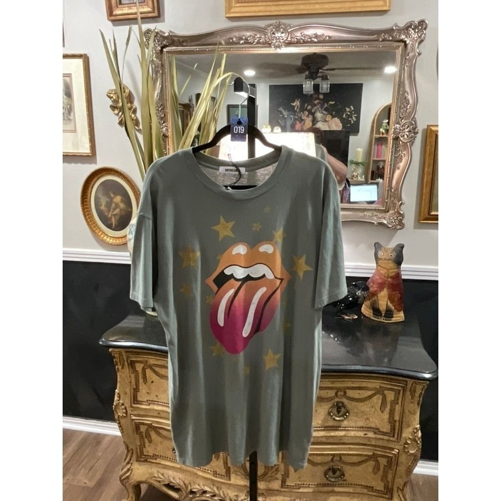 019- Rolling Stones Double-Sided Daydreamer T-Shirt Dress NWT